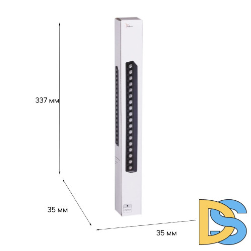 Трековый магнитный светильник Reluce 13004-9.3-001UR magnetic LED18W BK
