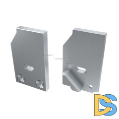 Заглушка Arlight 026734 для ALM-GLASS-10 левая с отверстием