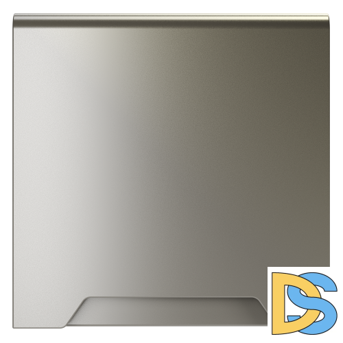 Накладка для розетки с заземлением, защитными шторками и крышкой, S70 (шелк)