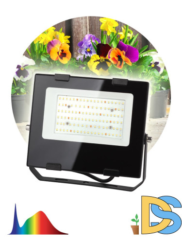 Фитопрожектор для растений ЭРА FITO-50W-Ra90-LED Б0047875