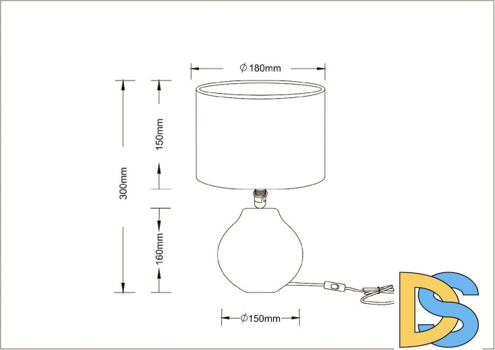 Настольная лампа Arte Lamp Nusakan A5034LT-1WH