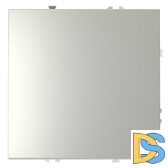 Выключатель встраиваемый VOLTUM S70 одноклавишный 10А, (сталь)