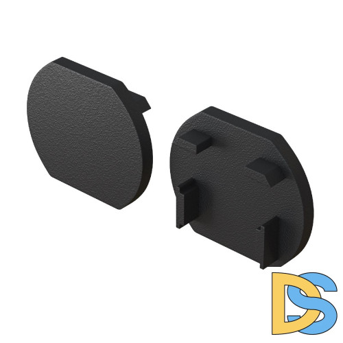 Заглушка для круглового шинопровода (2 шт.) Maytoni Basity TRA172EC-R-11B