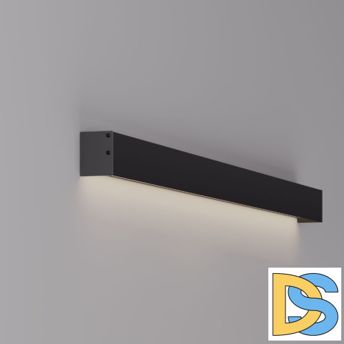 Алюминиевый профиль Arlight WALL-2228-2000 ANOD BLACK 050488