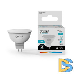 Лампа светодиодная Gauss Elementary MR16 GU5.3 7W 4100K матовая 11527