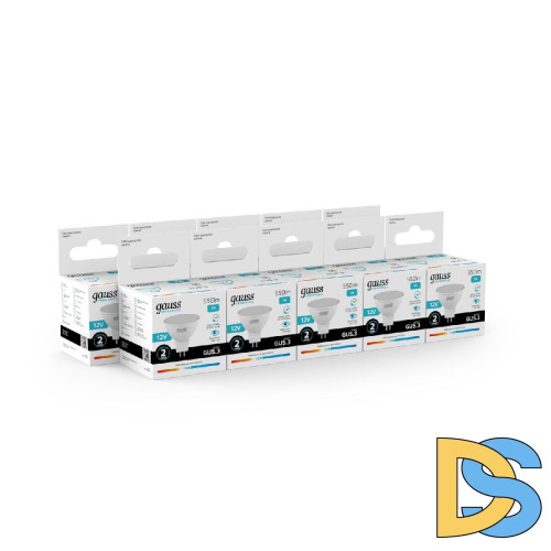 Лампа светодиодная Gauss Elementary MR16 GU5.3 7W 4100K матовая 11527