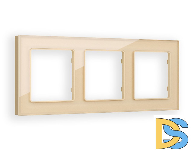 Рамка трехместная Ambrella Volt Platos AF330603