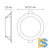 Встраиваемый светильник Gauss Elementary Downlight 997520224