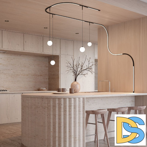 Трековый магнитный светильник Maytoni Flex TR180-1-24WTW-B