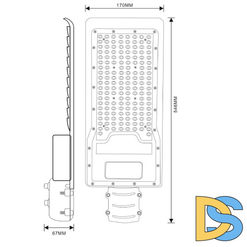Уличный светильник Эра SPP-502-0-50K-120 Б0051833