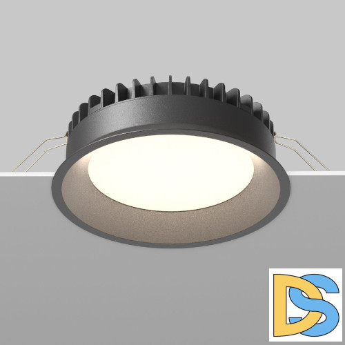 Встраиваемый светильник Maytoni Okno DL055-24W3-4-6K-B