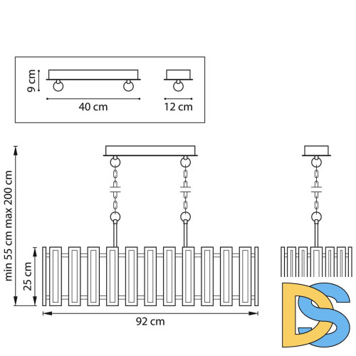 Подвесная люстра Lightstar Agave 712164