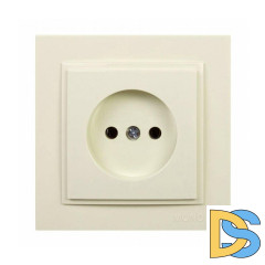 Розетка без земли Mono Electric Despina 16А 250В крем 102-170022-116