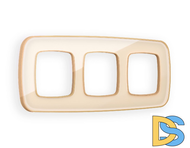 Рамка трехместная Ambrella Volt Coint OF640343