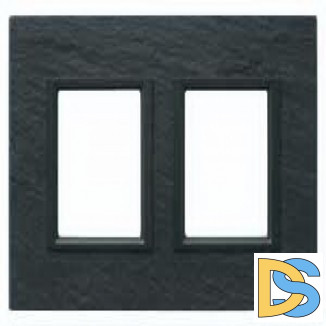 Рамка 2-ая (двойная), Иберийский сланец, серия UNICA TOP/CLASS, Schneider Electric