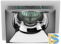 Встраиваемый светильник Эра KL102 WH/CH Б0056354