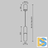 Подвесной светильник Maytoni Mist P101PL-L300-12W3K-B