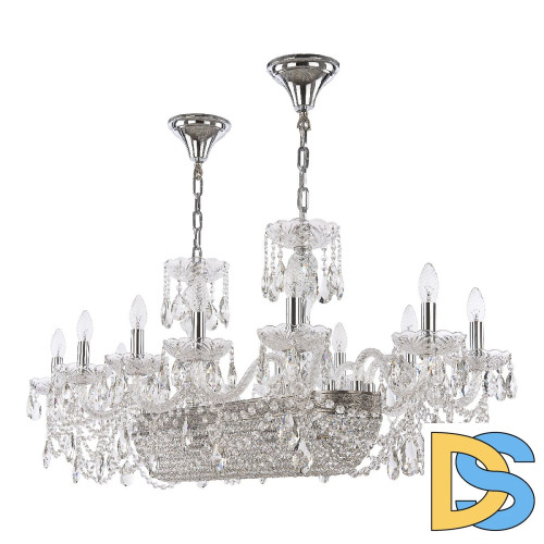 Подвесная люстра Bohemia Ivele Crystal 1453/12/195/800 Ni