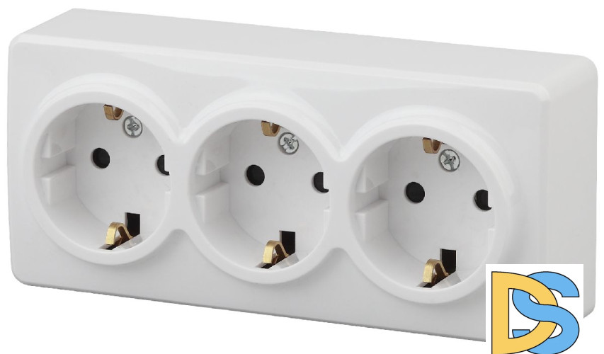 Розетка 2P+E Schuko со шторками Эра 11-2209-01 Б0020703