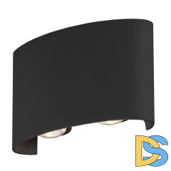 Настенный светильник Elektrostandard 1555 TECHNO LED TWINKY DOUBLE черный