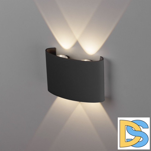 Настенный светильник Elektrostandard 1555 TECHNO LED TWINKY DOUBLE черный