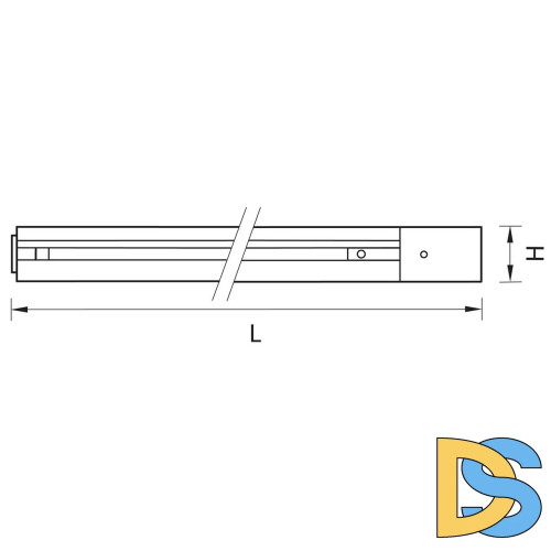Шинопровод встраиваемый однофазный Lightstar Barra 501028