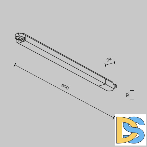 Трековый светильник Maytoni Basis TR000-1-24W3K-W