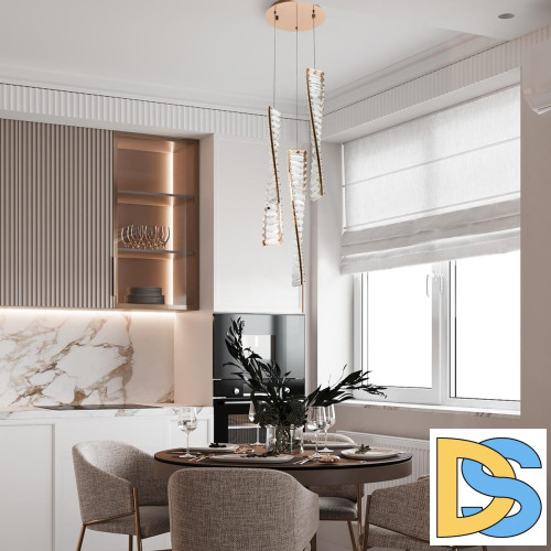 Подвесной светильник Modestyle MS.88910.3R GD