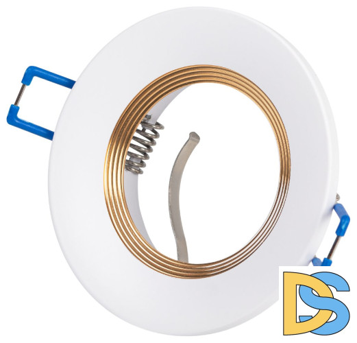 Встраиваемый светильник Эра KL107 WH/GD Б0061095