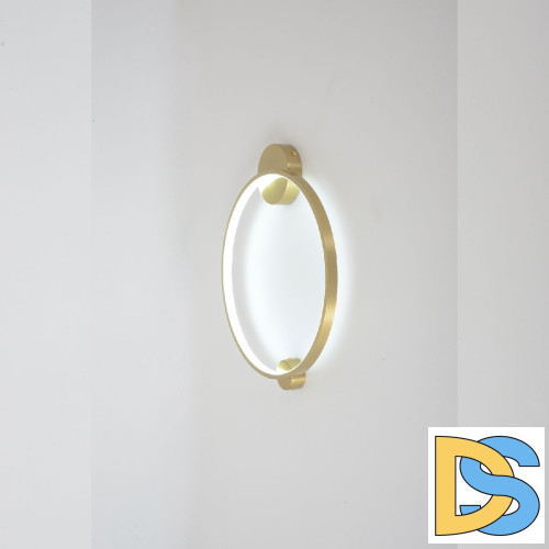 Настенный светильник Crystal Lux REAL AP18W LED BRASS