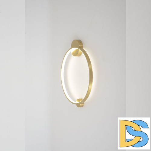 Настенный светильник Crystal Lux REAL AP18W LED BRASS