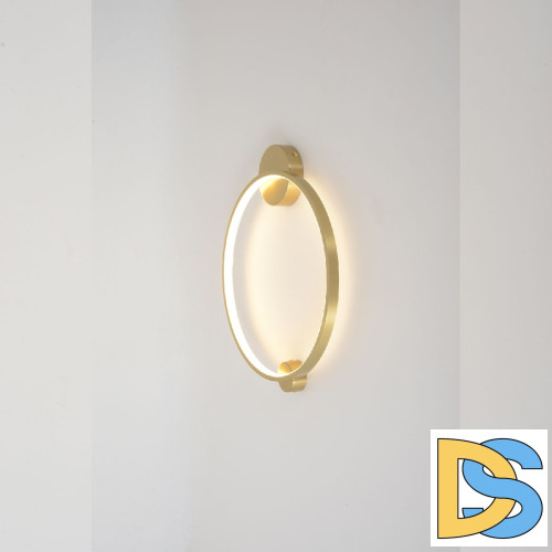 Настенный светильник Crystal Lux REAL AP18W LED BRASS