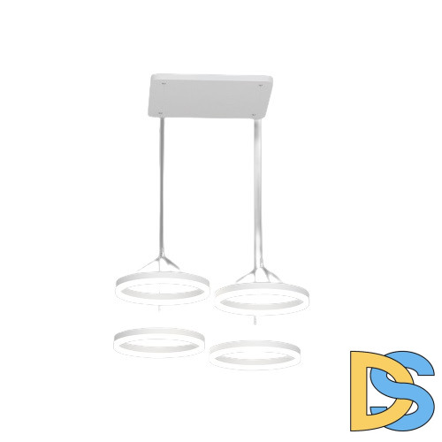 Подвесная люстра Elvan LU-155/4SQ-21W-NH-Wh-R