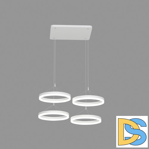 Подвесная люстра Elvan LU-155/4SQ-21W-NH-Wh-R