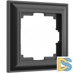 Рамка на 1 пост (черный матовый) W0012208