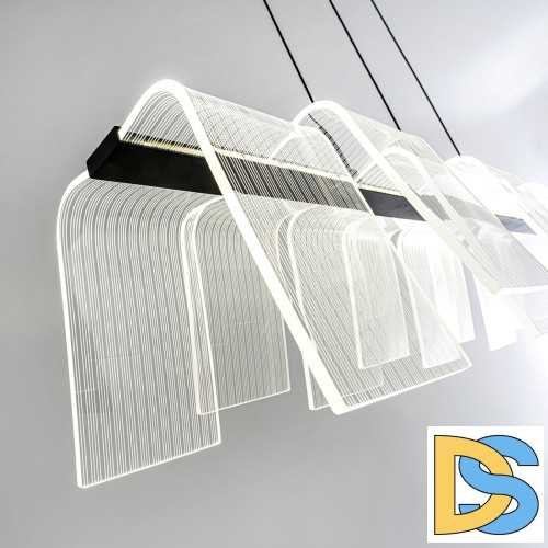 Подвесная люстра LED4U L7709-970 BK