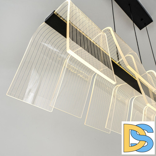 Подвесная люстра LED4U L7709-970 BK