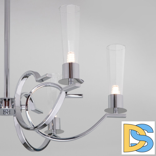 Люстра на штанге Eurosvet Rosher 60141/6 хром a060334