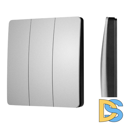 Кнопочная панель Arlight KINETIC-801-22-3G-WP-SUF Silver (No battery, IP67, 433Mhz) 051683