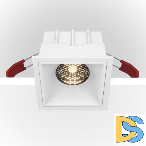 Встраиваемый светильник Maytoni Technical Alfa LED DL043-01-15W4K-D-SQ-W