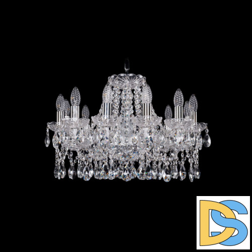 Подвесная люстра Bohemia Ivele Crystal 1413/12/200 Ni