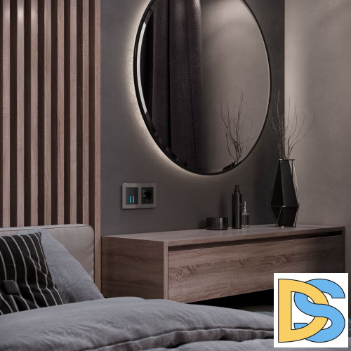 Рамка на 2 поста Werkel Acrylic (графит) W0022704