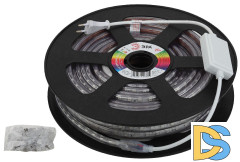 Светодиодная лента Эра 220В 5050 14,4Вт/м RGB 20м IP67 LS5050-14,4-60-220-RGB-IP67-20m Б0043097