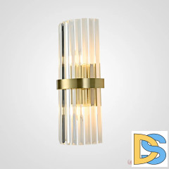 Бра ImperiumLoft Clear Glass Gold metal Wall Lamp 147727-22