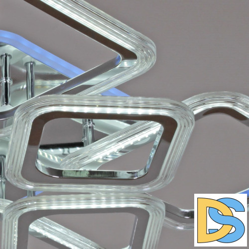 Потолочная люстра Reluce 09826-3.3-4+4C CR (RGB)