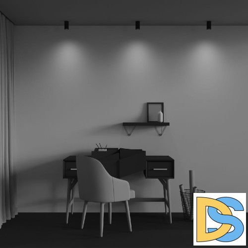 Накладной светильник Maytoni Calipso C106CL-01-GU10-B