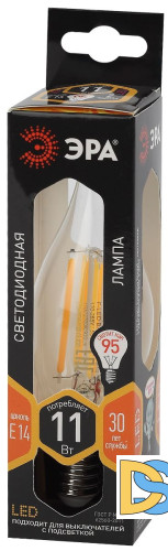 Лампа светодиодная Эра E14 11W 2700K F-LED BXS-11W-827-E14 Б0047001