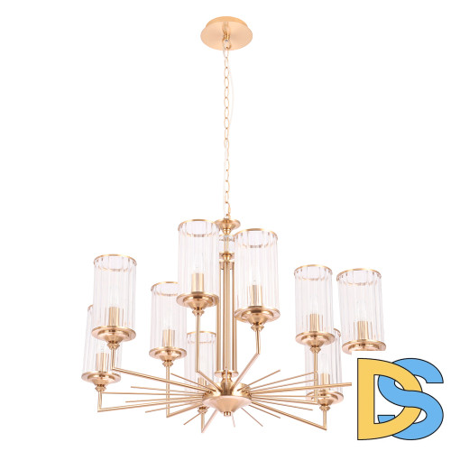 Подвесная люстра Crystal Lux GLORIA SP9 BRASS