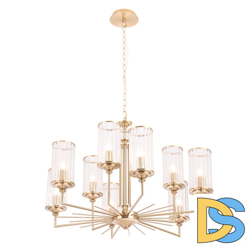 Подвесная люстра Crystal Lux GLORIA SP9 BRASS