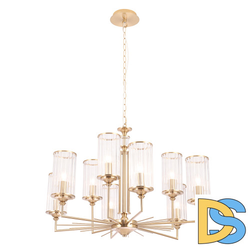 Подвесная люстра Crystal Lux GLORIA SP9 BRASS